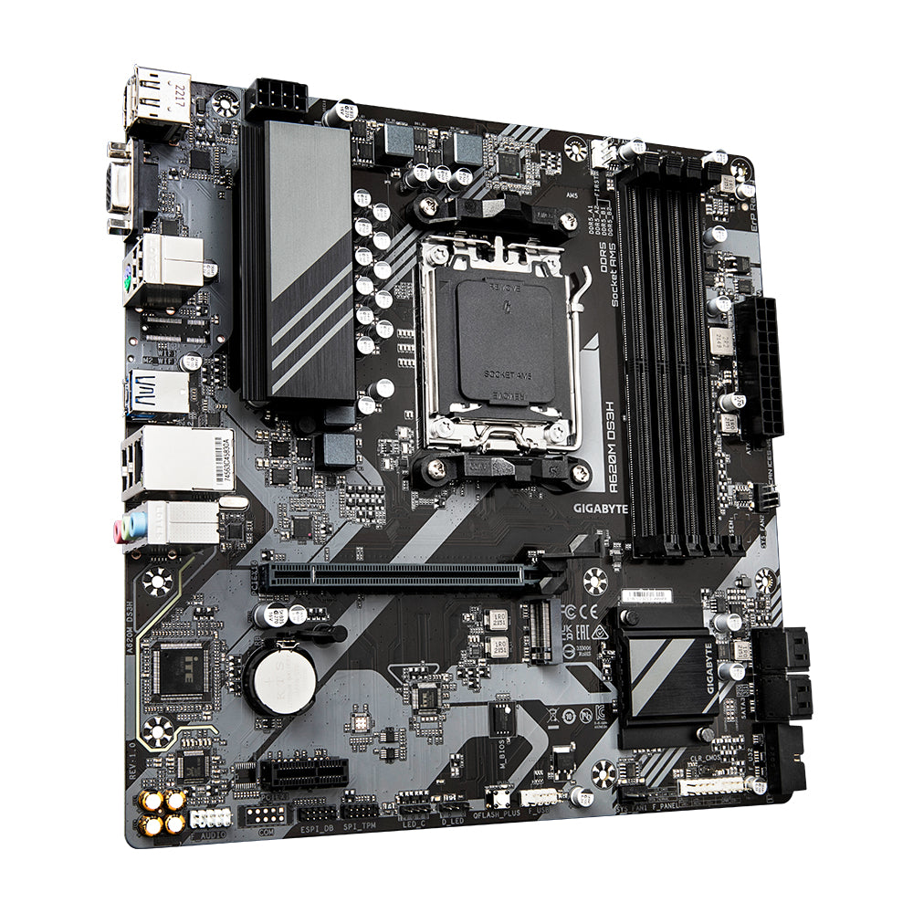 GIGABYTE A620M DS3H - Socket AM5 - motherboard GigaByte