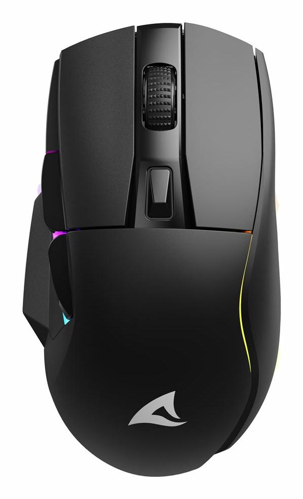 Sort Sharkoon SKILLER SGM50W trådløs gamingmus med RGB-lys
