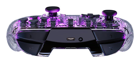 Turtle Beach Afterglow Clear Wireless – Switch-controller – Skulderknapper med lilla lys