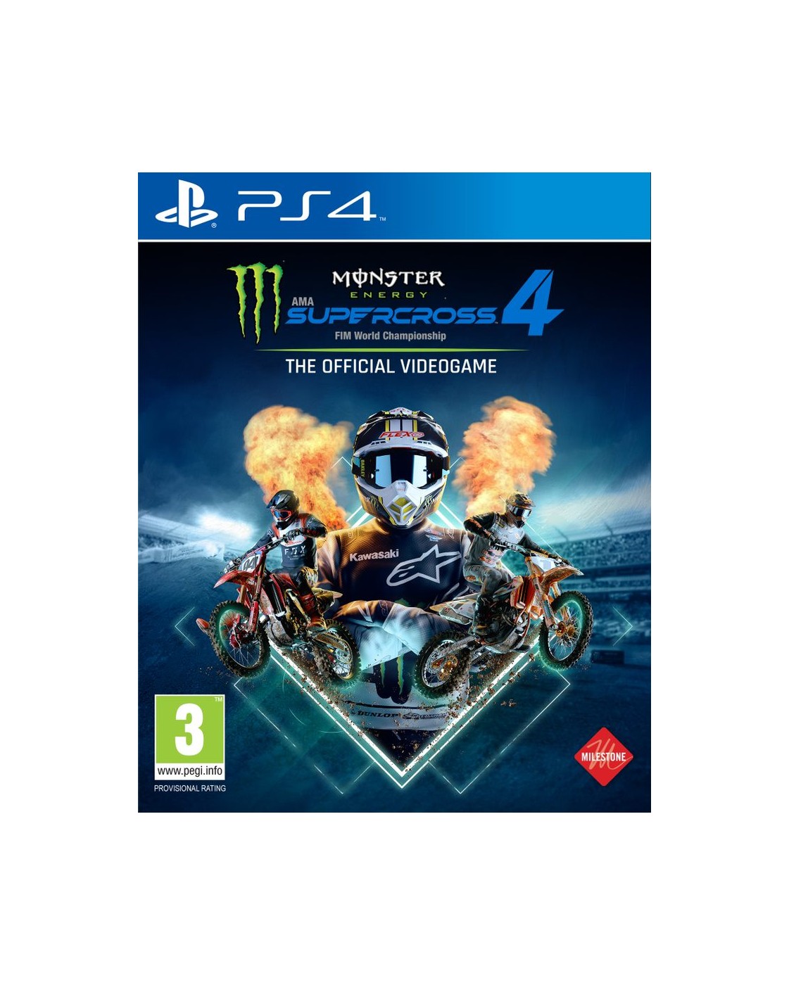 Monster Energy Supercross - The Official Videogame 4 – PlayStation 4 – spilomslag