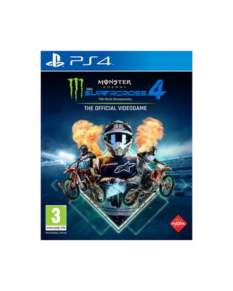 Monster Energy Supercross - The Official Videogame 4 – PlayStation 4 – spilomslag