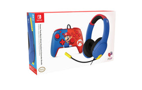 Mario bundle - Airlite Headset & Mario Power Pose Controller PDP