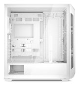 Sharkoon AK5M RGB White Mesh Front Tempered Glass 4x 120mm ARGB PWM Fans USB-C BTF ATX Gaming PC Case Sharkoon