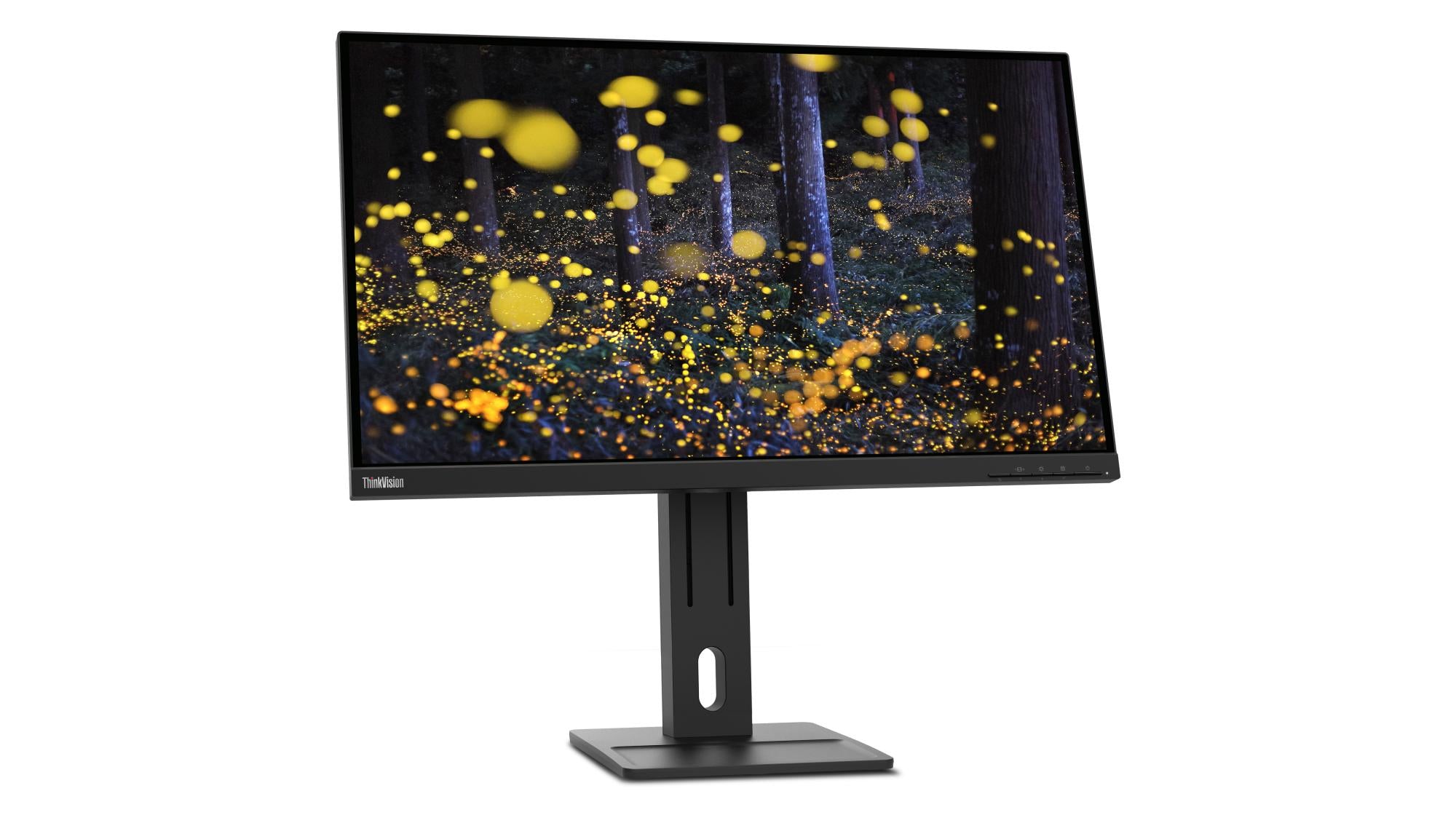 Lenovo ThinkVision E27q-20 27 2560 x 1440 (2K) HDMI DisplayPort 75Hz Pivot Skærm Lenovo