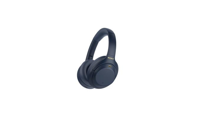 Sony WH-1000XM4 – trådløse hovedtelefoner med støjreduktion – blå – produktbillede