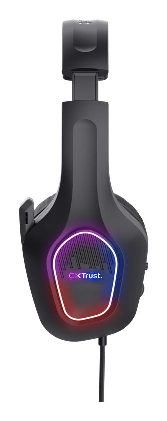 TRUST GXT416 ZIROX LED-HEADSET - SVART