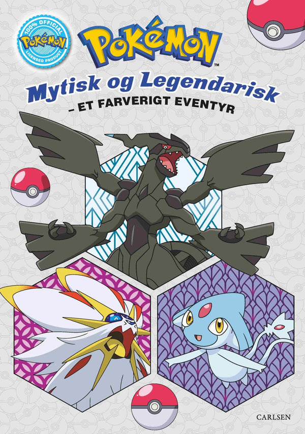 Carlsen Pokémon-malebog – Mystiske og legendariske Pokémon