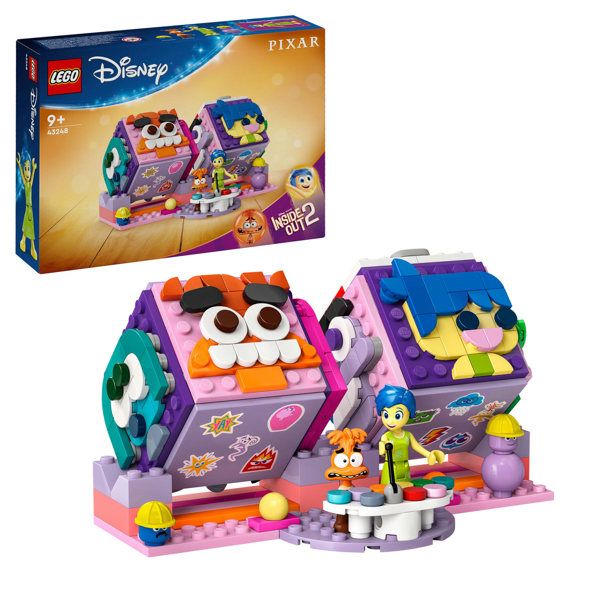 LEGO 43248 Disney Pixar Inside Out 2 Mood Cubes, Construction Toy LEGO