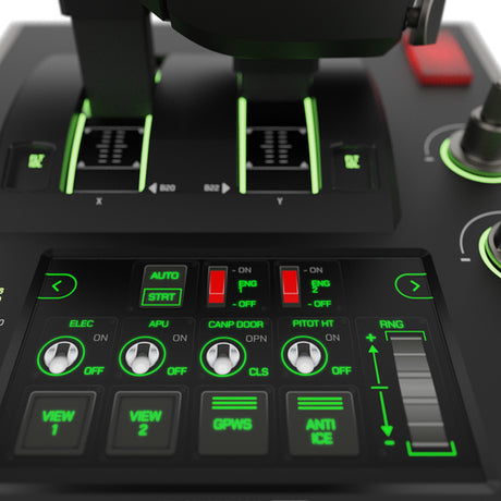 Turtle Beach VelocityOne Flightdeck – HOTAS til PC – Throttle-betjening i nærbillede