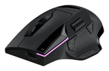 Turtle Beach Command MC5 – trådløs gamingmus, sort – Sideknapper set skråt