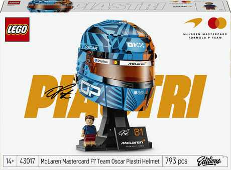 LEGO 43017 Oscar Piastri-hjelm – emballagens forside