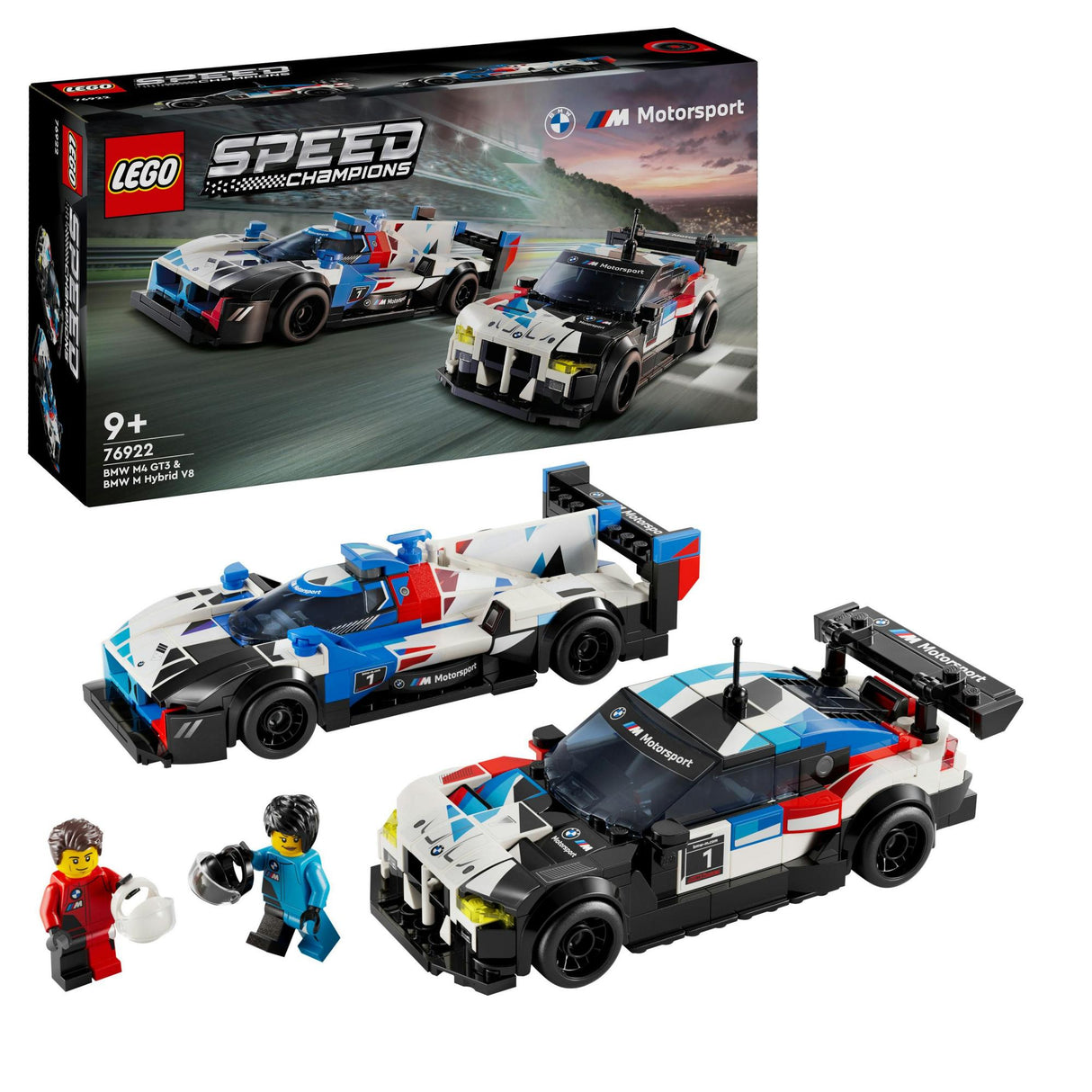 LEGO Speed Champions - BMW M4 GT3 & BMW M Hyvrid V8 (76922) LEGO