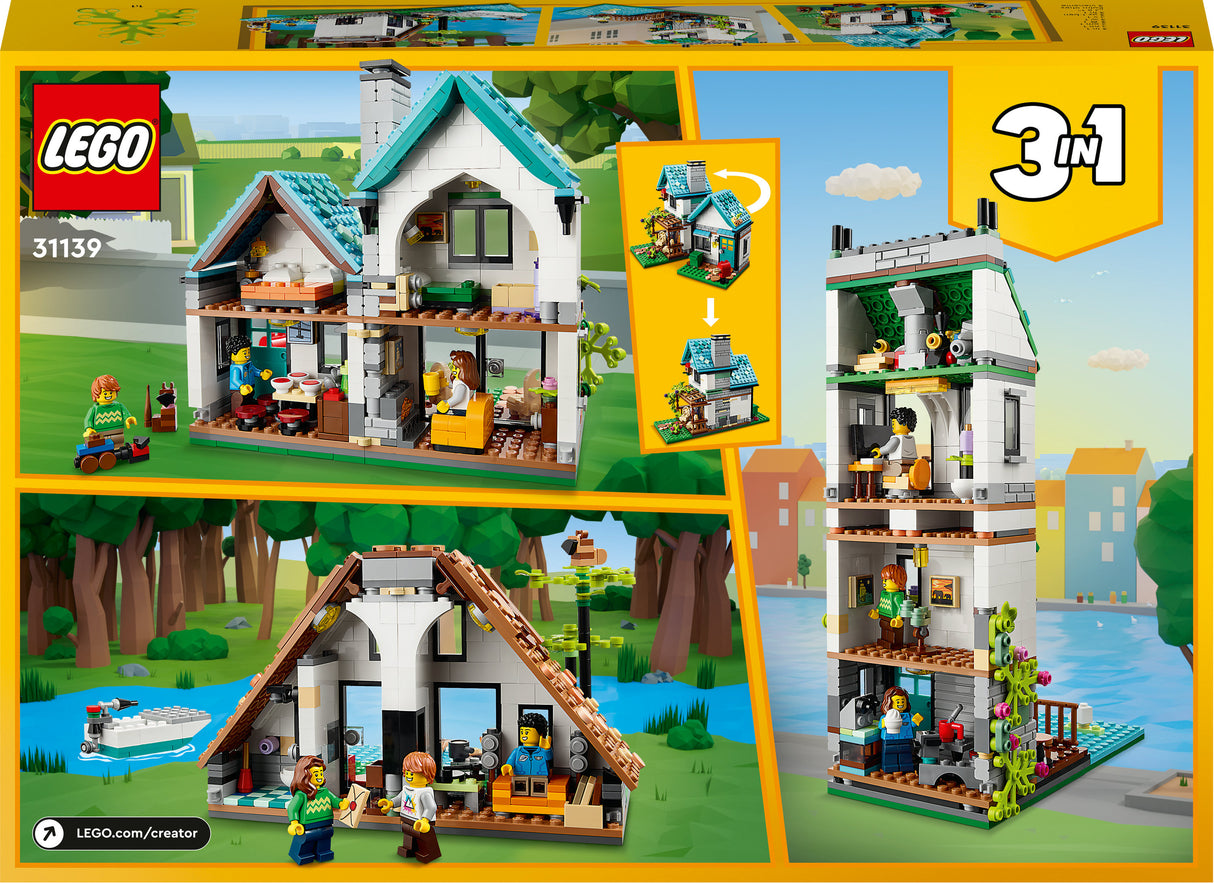 LEGO 31139 Creator 3-in-1 Cozy House Construction Toy LEGO