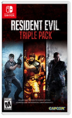 Resident Evil Triple Pack Nintendo Switch Import – Amerikansk importomslag