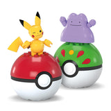MEGA - Pokémon Poké Ball 2-Pack Building - Pikachu & Ditto (JCT43) Megabloks
