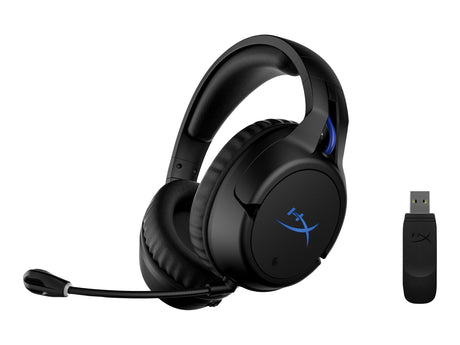 HyperX Cloud Flight Gaming Trådløs Headset Sort Blå Hewlett-Packard