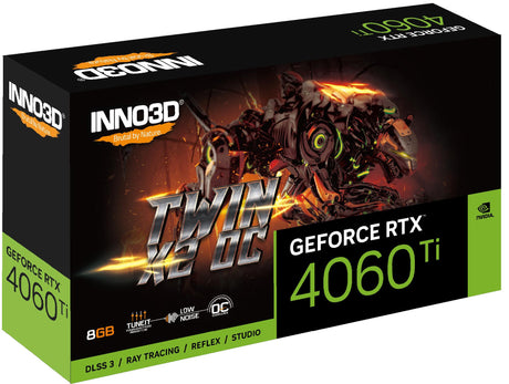 RTX 4060 Ti 8GB Inno3D X2 OC GDDR6 Inno3D