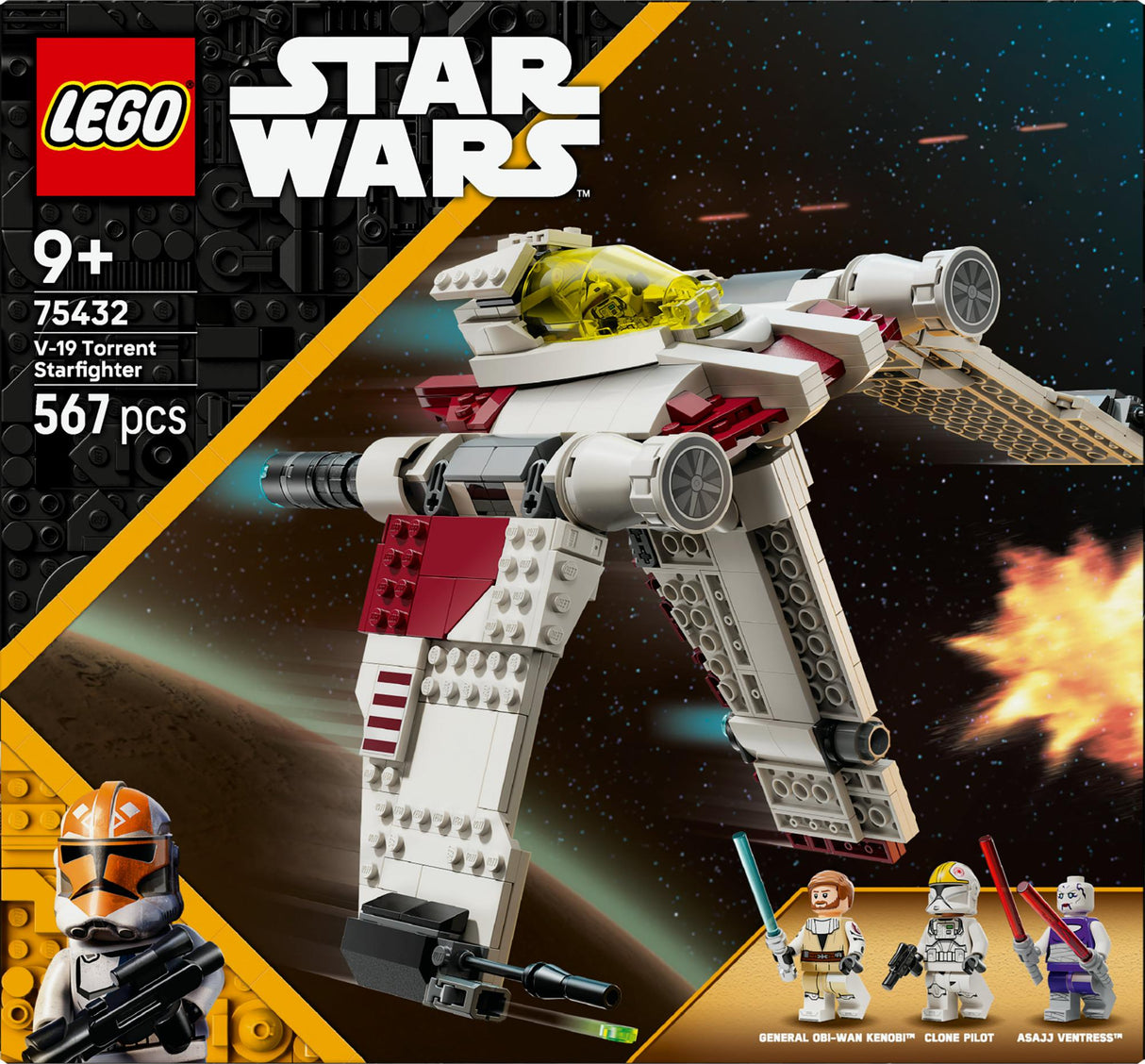 LEGO - Star Wars TM - V-19 Torrent Starfighter (75432) LEGO