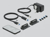 DELOCK HDMI KVM Switch 4K 60Hz mit USB 3.0 und Audio