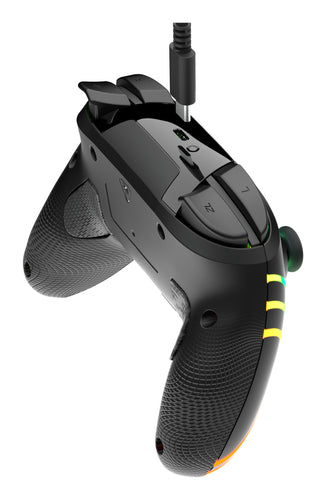 Turtle Beach Afterglow Wave Wireless – Switch-controller, sort – Side med ladekabel