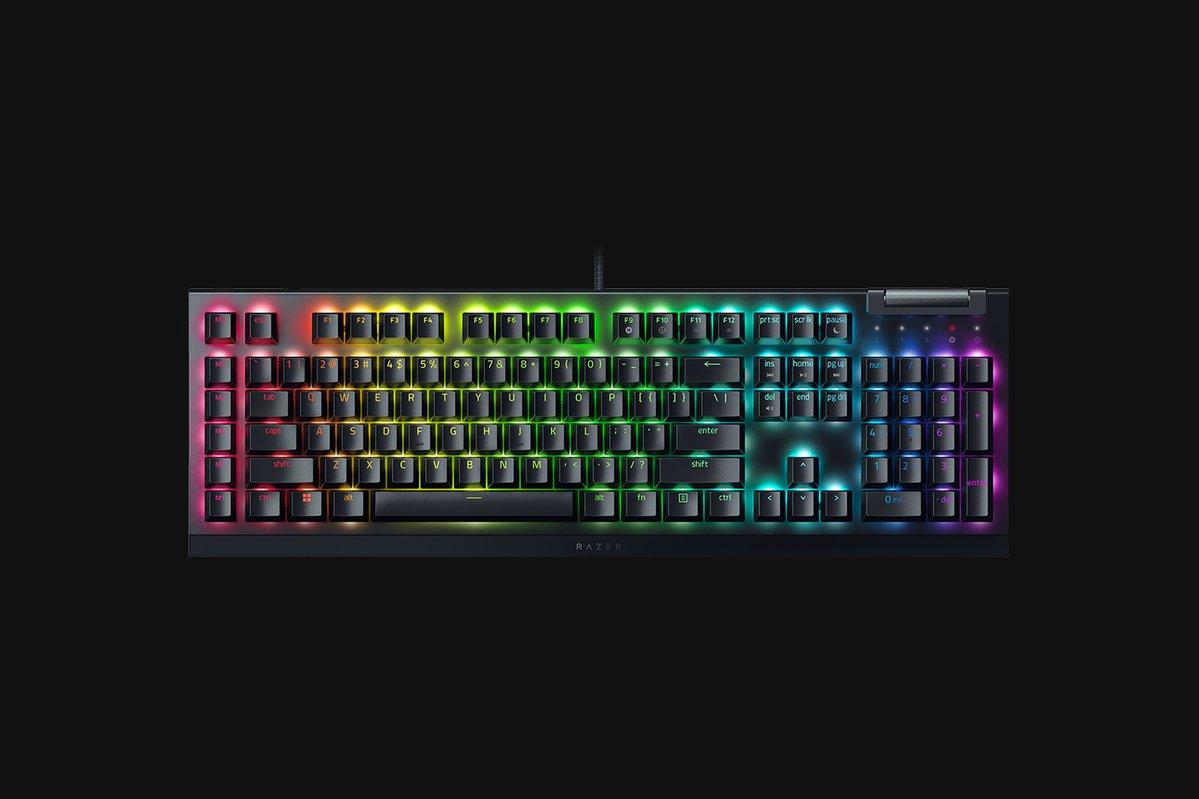 Razer - Blackwidow V4 X - Green Switch - Nordic Razer