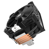 Sharkoon A40 Black 220W TDP 4-Heatpipe 120mm PWM FDB CPU Air Cooler Sharkoon