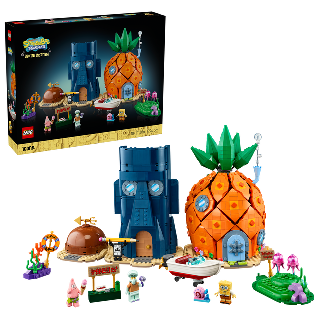 LEGO Icons 11386 – SvampeBob Firkant: Bikini-Bunden – produktbillede