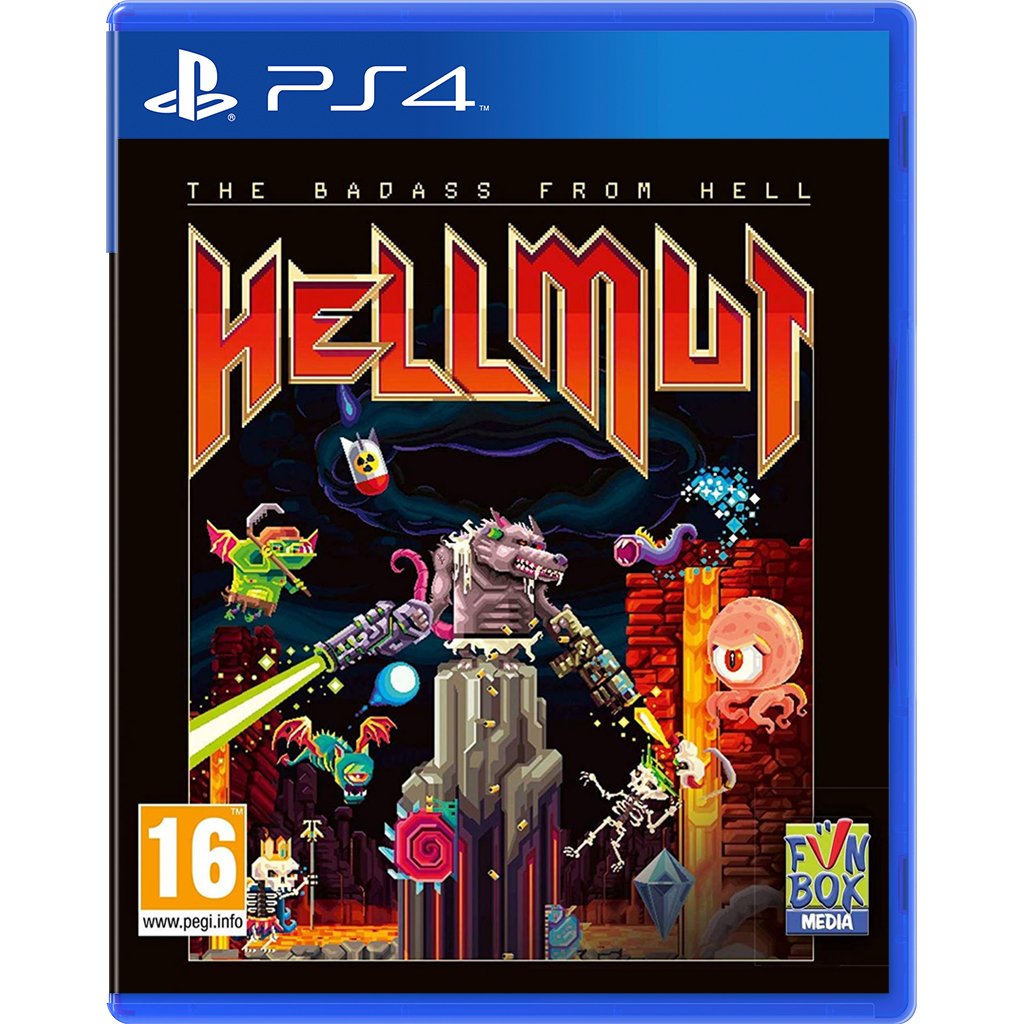 Hellmut: The Badass From Hell – PlayStation 4 – spilomslag