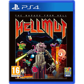 Hellmut: The Badass From Hell – PlayStation 4 – spilomslag