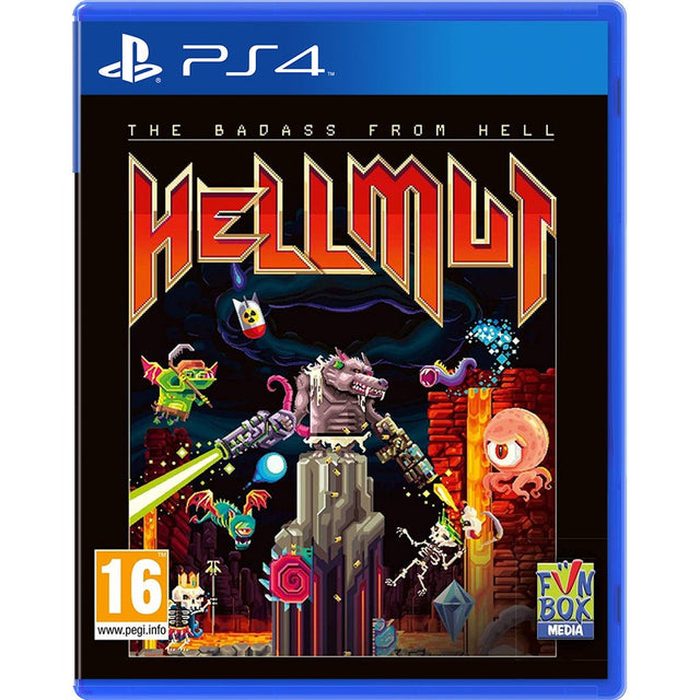 Hellmut: The Badass From Hell – PlayStation 4 – spilomslag