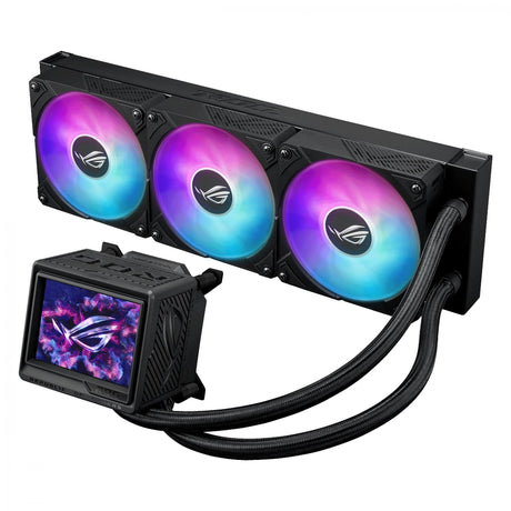 ASUS ROG RYUJIN III 360 ARBG EXTREME AiO Liquid Cooler w. 3.5" LCD, Asetek Emma Gen8 V2 pump, magnetic ROG ARGB fans ASUS