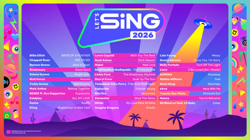 Let's Sing 2026 – PlayStation 5 – skærmbillede fra spillet