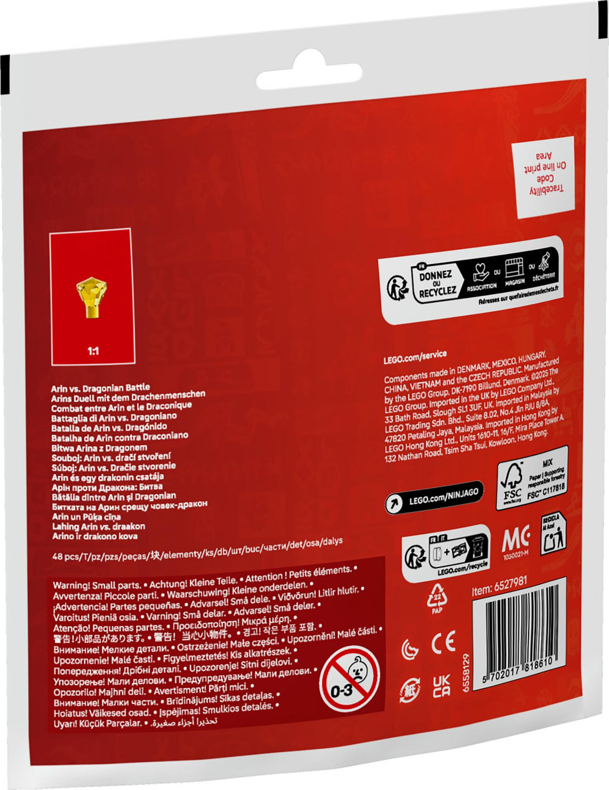 LEGO 30700 Ninjago Arin's Battle with the Dragon Man LEGO