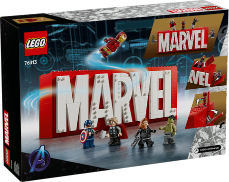 LEGO 76313 Marvel Logo & Minifigures