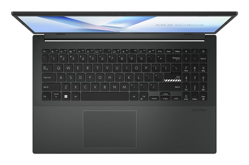 ASUS Vivobook Go 15 E1504FA-BQ2909 – tastatur og arbejdsflade set ovenfra