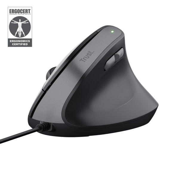 Trust Bayo II Ergonomisk USB-mus – Sort