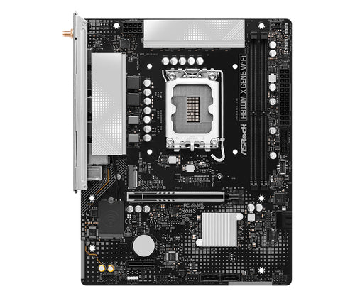 ASRock H810M-X Gen5 WiFi bundkort - produktbillede 2