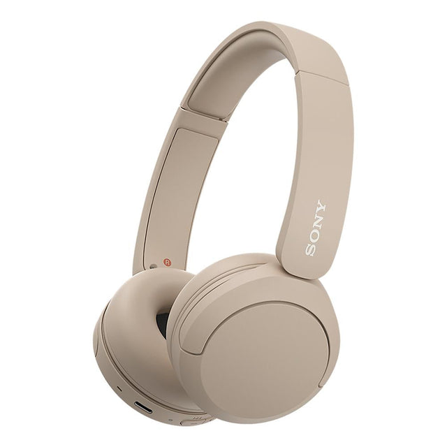 Sony WH-CH520 – trådløse on-ear-hovedtelefoner – cremefarvet – produktbillede