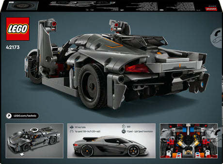 LEGO 42173 Technic Koenigsegg Jesko Absolut Super Sports Car in Gray
