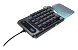 Turtle Beach Command KP7 – USB-gamingkeypad – Sort – keypad og håndledsstøtte set bagfra