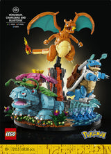 LEGO - Pokémon - Venusaur, Charizard and Blastoise (72153)