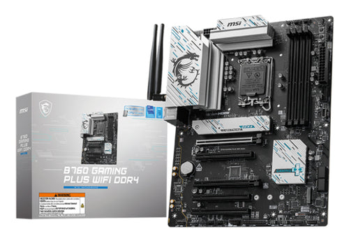 MSI B760 GAMING PLUS WIFI DDR4 – bundkort, produktvisning 1