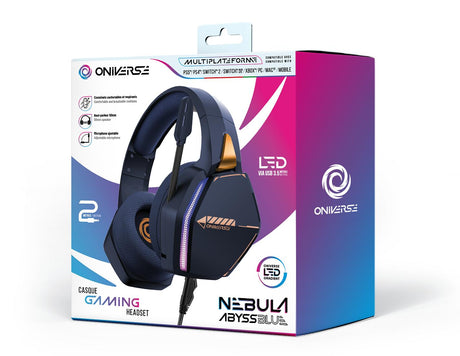 Oniverse Gaming Headset Nebula - Abysse Blue Geekd