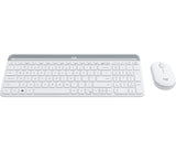 LOGITECH Slim Wireless Keyboard and Mouse Combo MK470 - OFFWHITE - NORDIC Logitech