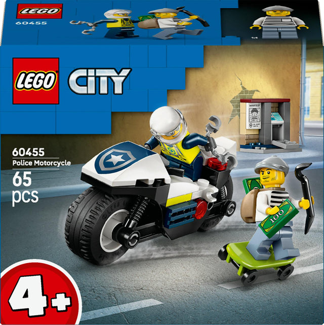 LEGO 60455 City Police Motorcycle Chase LEGO