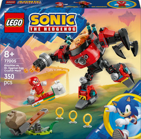 LEGO - Sonic - Knuckles vs. Dr. Eggman Egg Crusher Mech (77005) LEGO