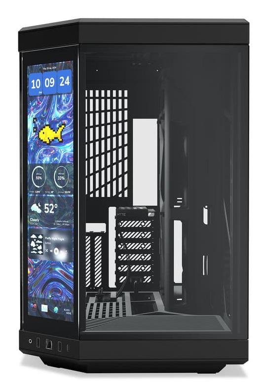 HYTE Y70 TOUCH INFINITE CASE, 14.9 [PITCH BLACK]