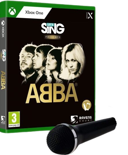 Let's Sing presents ABBA – pakke med én mikrofon – Xbox One / Xbox Series X – forside