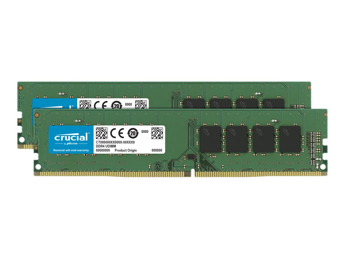 Crucial DDR4  32GB kit 3200MHz CL22  Ikke-ECC