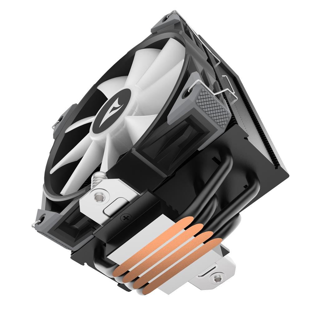 Sharkoon A40 RGB CPU-køler – sort, 156 mm, PWM